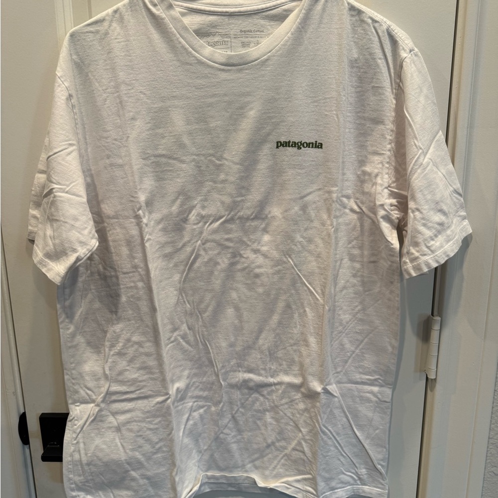 Patagonia White Short Sleeve Men's Tee